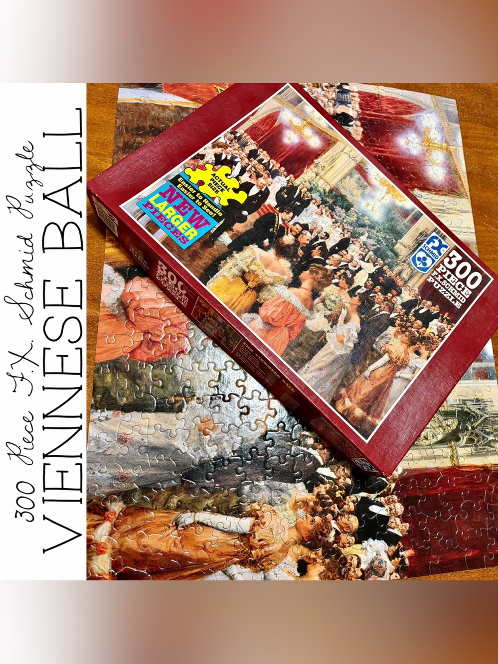 The Viennese Ball Vintage 300 piece F.X. Schmid Puzzle